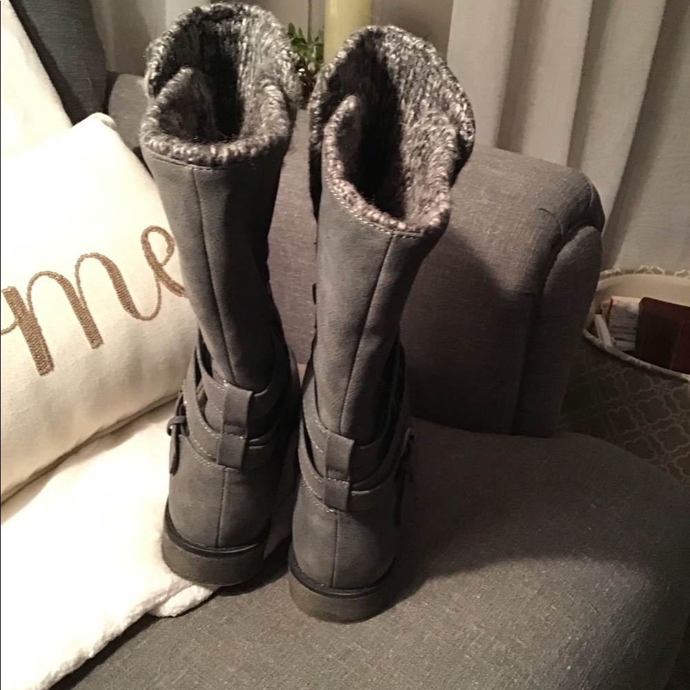 Just Fab Faux Suede Boots